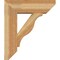 Ekena Millwork Funston Slat Rough Sawn Bracket w/ Offset Brace, Western Red Cedar, 8"W x 24"D x 28"H BKT0806X24X28FST06RWR - alternate 4